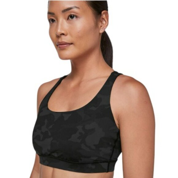 Lululemon Energy Bra Incognito Camo Multi Grey size 6 - Picture 1 of 6